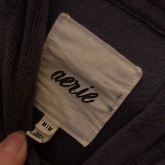 Aerie Velour Pullover Hoodie - Picture 4 of 6